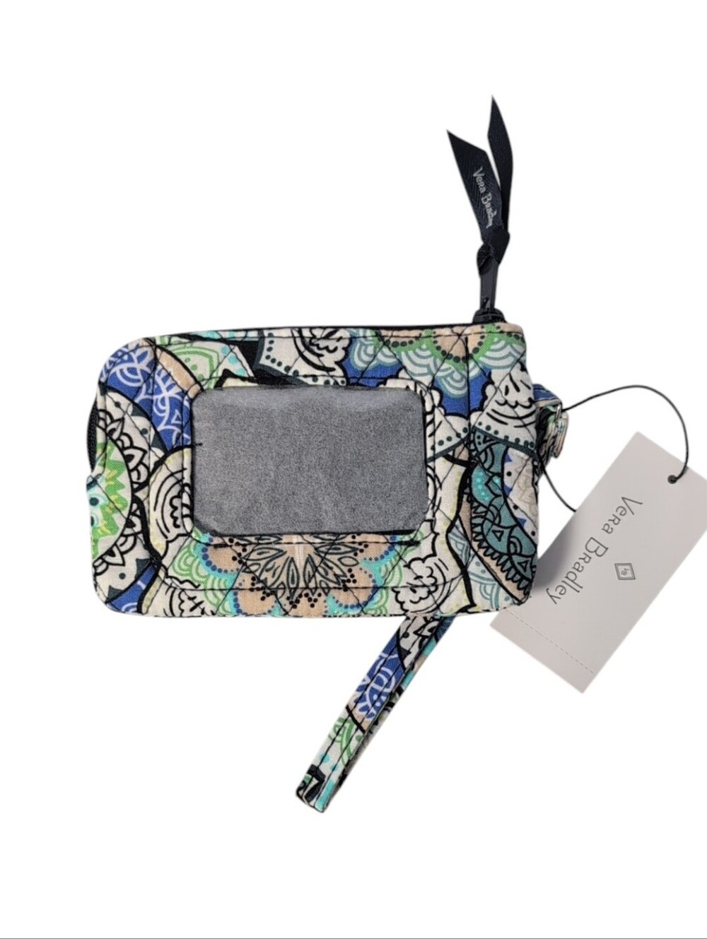 Vera Bradley RFID Zip-Top ID Case in Sketched Medallion
